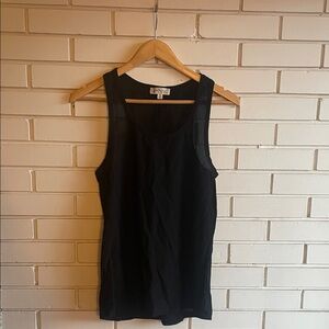 NWOT - Jessica Simpson - Black Mesh Tank Top